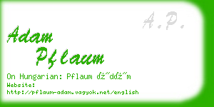 adam pflaum business card